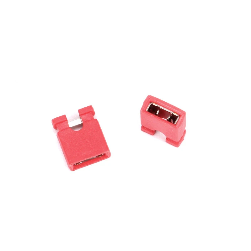 100pcs Pin Header Jumper blocks Connector 2.54 mm for 3 1/2 Hard Disk Drive CD/DVD Drive Motherboard and/or Expansion Car