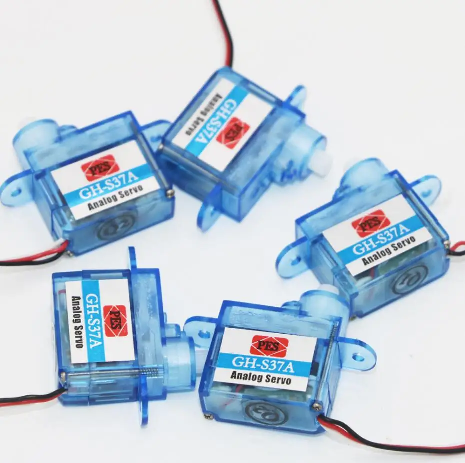 5pcs PES GH-S37A 3.7g Servo Mini Micro Servo for RC plane Helicopter Boat Car