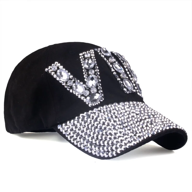 [YARBUU]CAP Wholesale 2022 Hat Rhinestone Print Denim Hat Rivet Sun-Shading VIP Baseball Summer Women\'s Cap Jean Caps Hip Hop