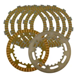 A set Motorcycle Engine Parts Clutch Friction Plates Kit & steel plates For SUZUKI AN650 AN 650 SKY WAVE / SKYWAVE 650