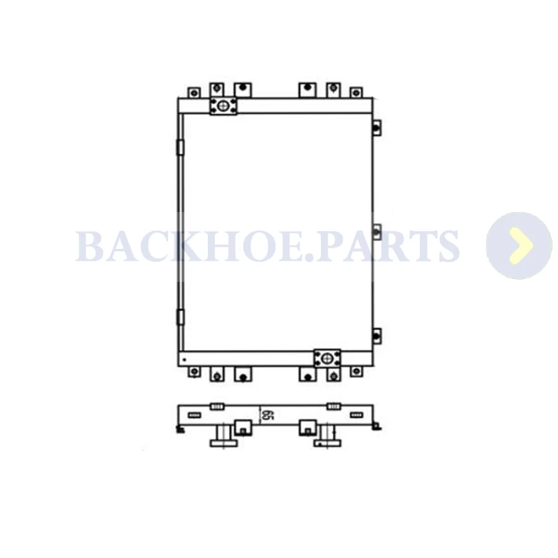 Oil Cooler 14552200 for Volvo EC210B Excavator