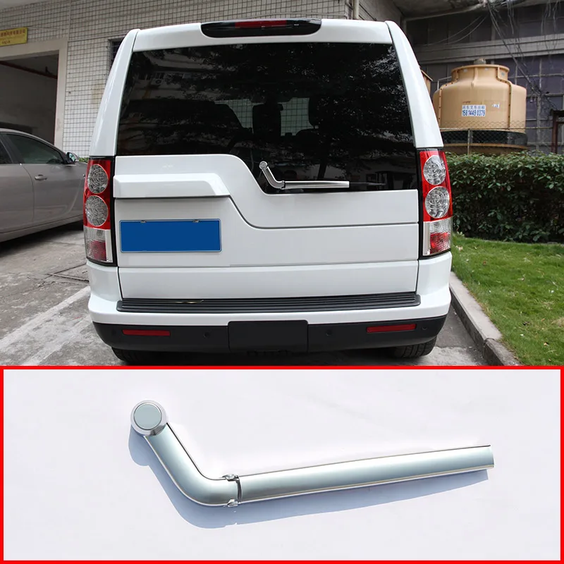 

For Land Rover Discovery 4 LR4 LR3 2010-2016 Car Accessory ABS Car Tail Rear Window Rain Wiper Wipers Nozzel Cover Trim