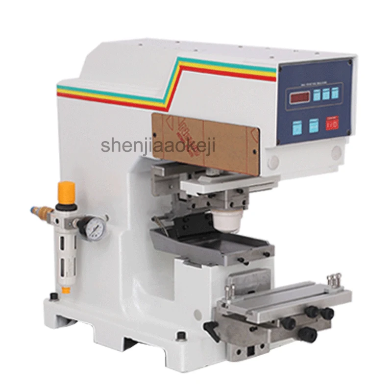 Pneumatic pad printer  pneumatic pad printing machine automatic production date coding machine imitation inkjet printer 1pc