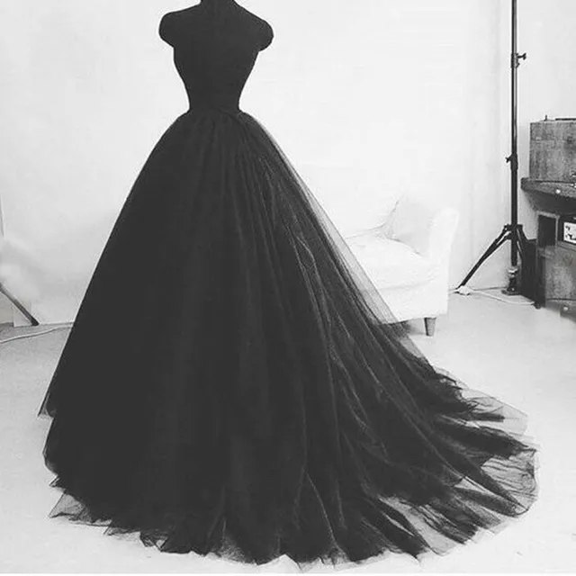 Czarny miękki tiul długość do podłogi formalna suknia balowa spódnice niestandardowe plisowane moda ślubna Vintage długie spódnice elegancka tiulowa halka