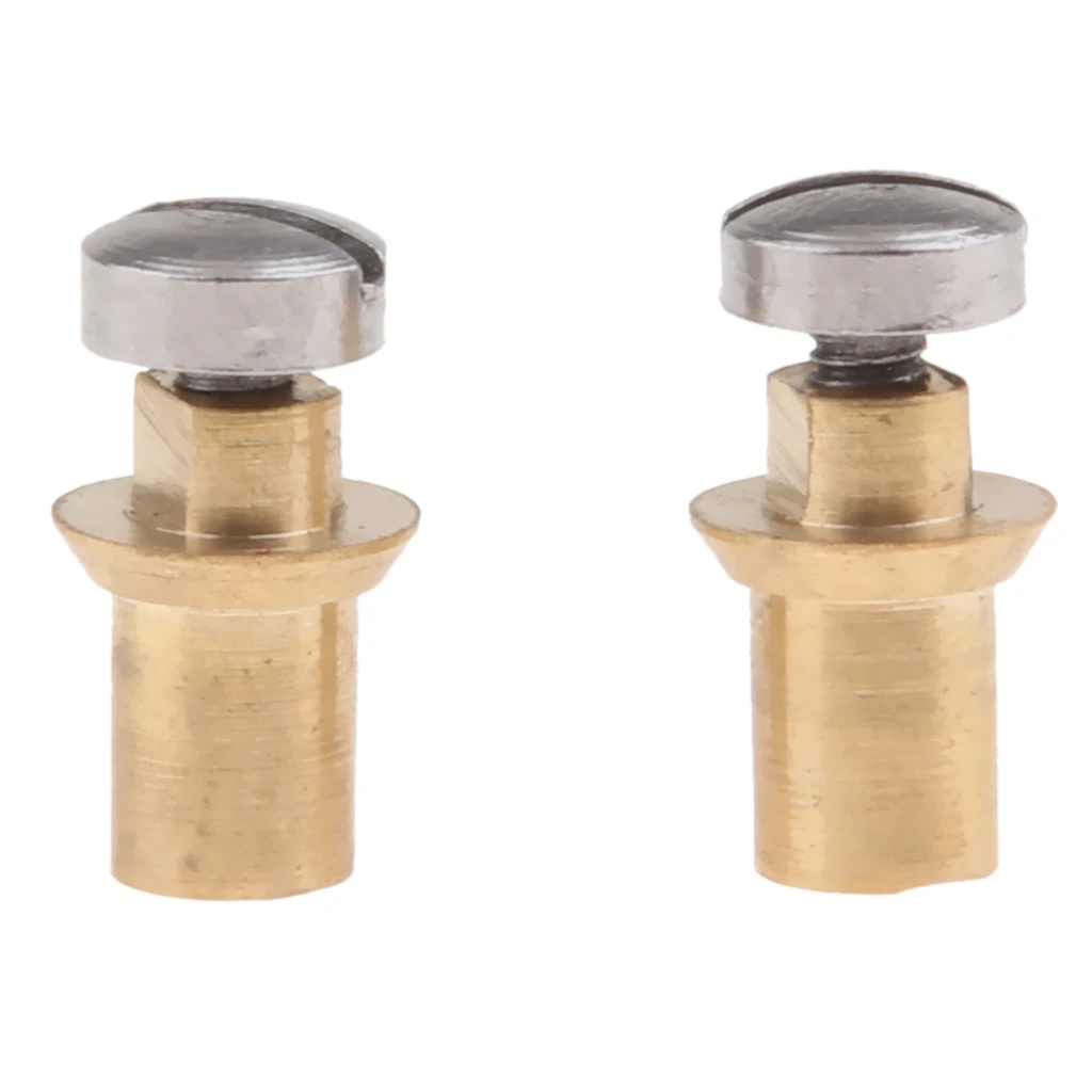 2 Pieces Alto Tenor Soprano Saxophone Screw Sax Adjustment Replacement Repair Screws 5 x 11mm