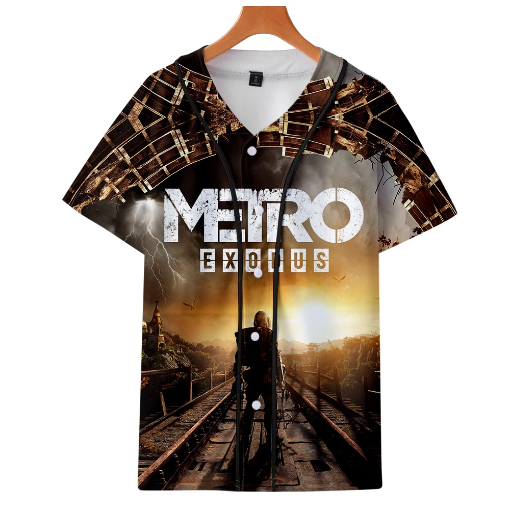 Metro Exodus 3D Printed Hooded T-shirts Women/Men Fashion Summer Short Sleeve Tshirts 2019 Hot Sale Casual Streetwear T Shirts