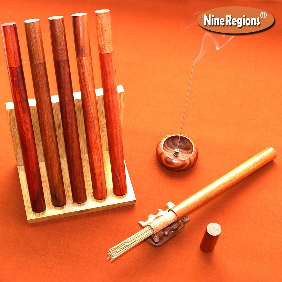 10g Natural Chinese HaiNan Aloeswood Stick incense Fragrance with wood Tube Oudh Fragrance Sweet and Elegant Quality