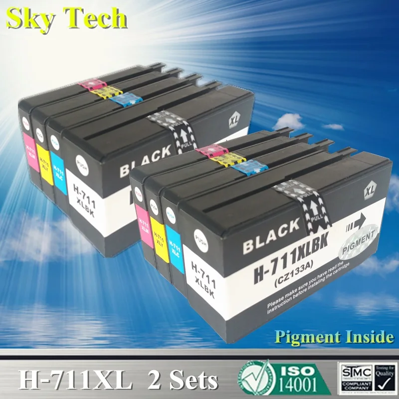 Compatible Ink Cartridge For HP711XL HP-711XL , For HP Designjet T120 / T520  Printer    [Pigment Inside]