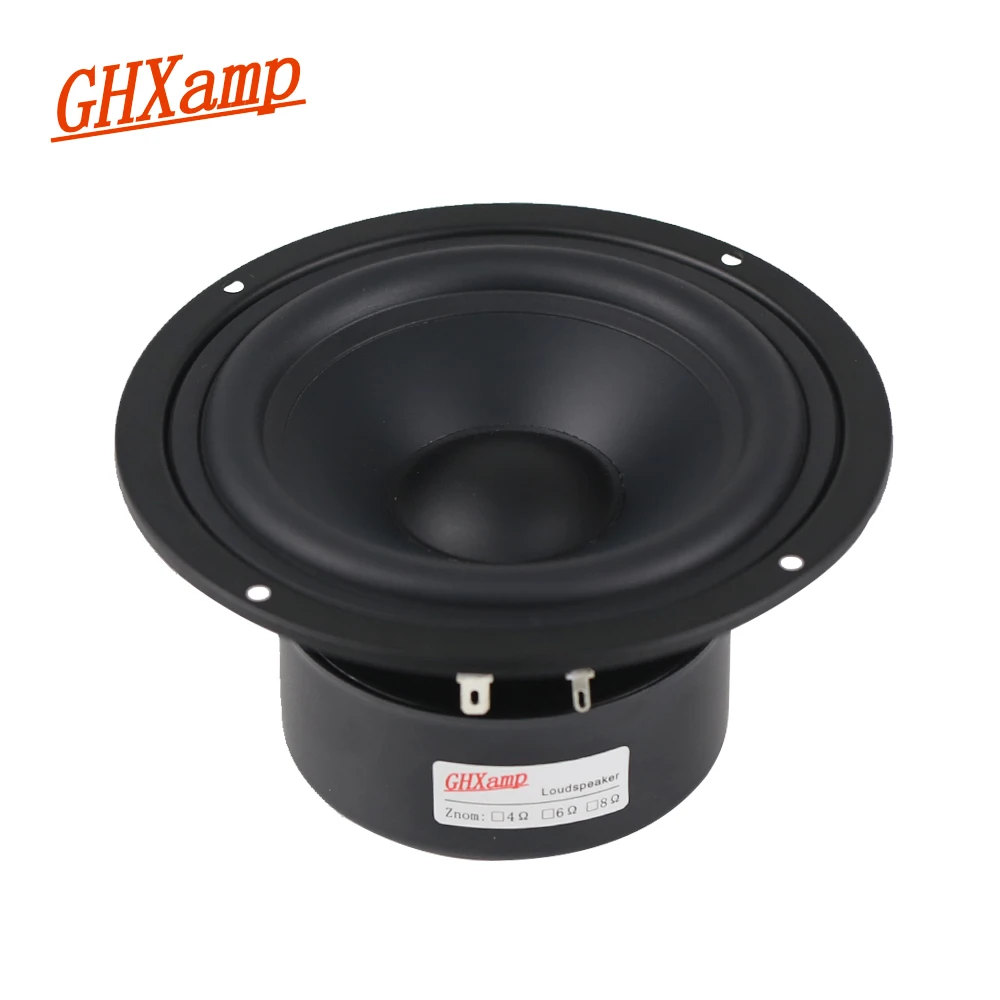 GHXAMP HIFI 5 INCH 45W 90W Woofer Mediant Speaker Units 8ohm HIFI Desktop Bookshelves Home Theater Mid-range Bass Speaker 1PCS