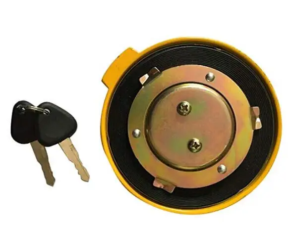 1116-00240 111600240 12V 24V Fuel Cap - Fuel Cap with 2 Keys for Volvo EC210 EC240 EC290 EC360 EC55B EW55B