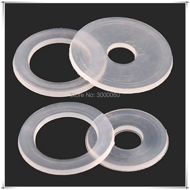 M8*16mm*0.9mm soft transparent plastic nylon insulation пластиковая шайба  flat washer 1000pcs/lot