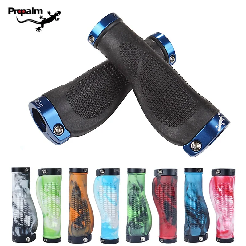 Propalm 1888EP Cycling Handlebar Grips Anti-Skid TPR Rubber Lockable Bicycle Handlegrip Mountain Bike Grip Road Bike Handle Grip