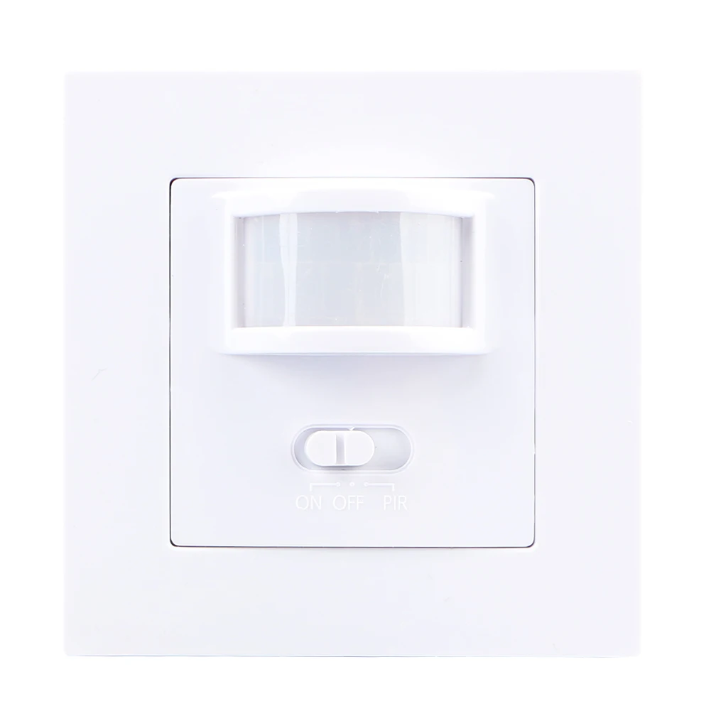 1Pc AC110-240V PIR Infrared Motion Sensor Light Body Detector Wall Lamp Bulb Switch ON OFF 300W Infrared motion sensor set IP20