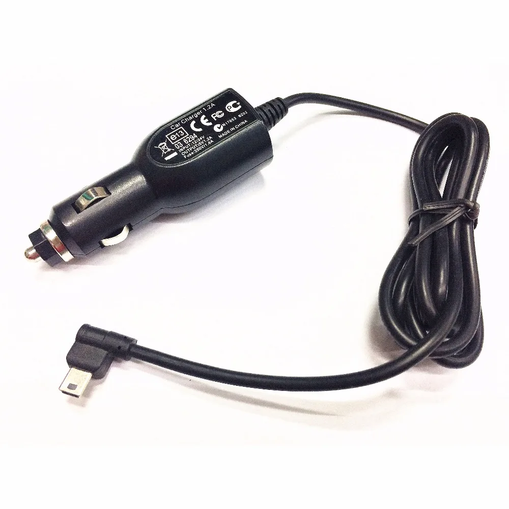 5 فولت 1.2 A MINI 5PIN شاحن سيارة USB صغير عالي الجودة لـ Mio، Garmin Nuvi، Magellan، TomTom GPS