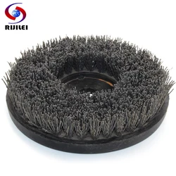 RIJIIEI 8 Inch Round Antique Abrasive Brush Compound Brush Stone Polishing Brush for Granite Finishing Cleaning YG11