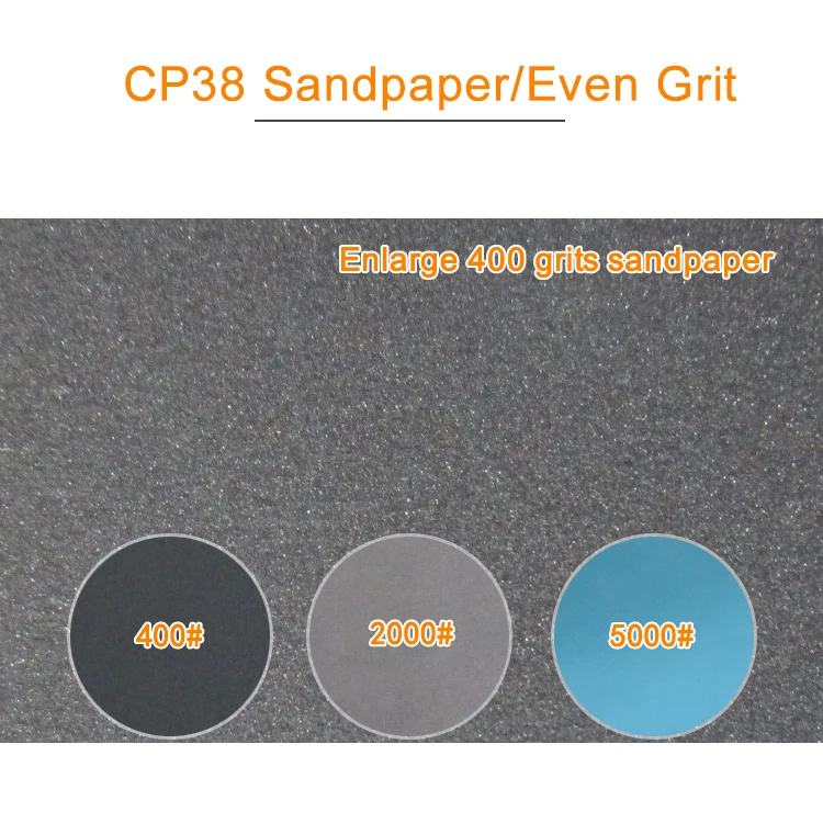 5 Sheets CP38 Waterproof Sandpaper Abrasive Paper Wet & Dry 1200 to 5000 Grits for Automotive Sanding Wood Furniture Finishing