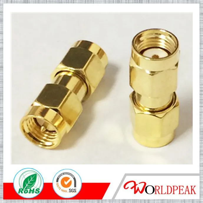 

Free shipping Wholesale Fast Shipping SMA plug to RP SMA plug straight adapter connector