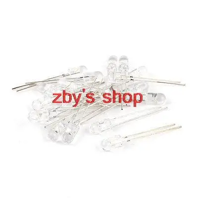 20 Pcs 5mm 850nm IR infrared LED Lamp Bulb Light Emitting Diodes