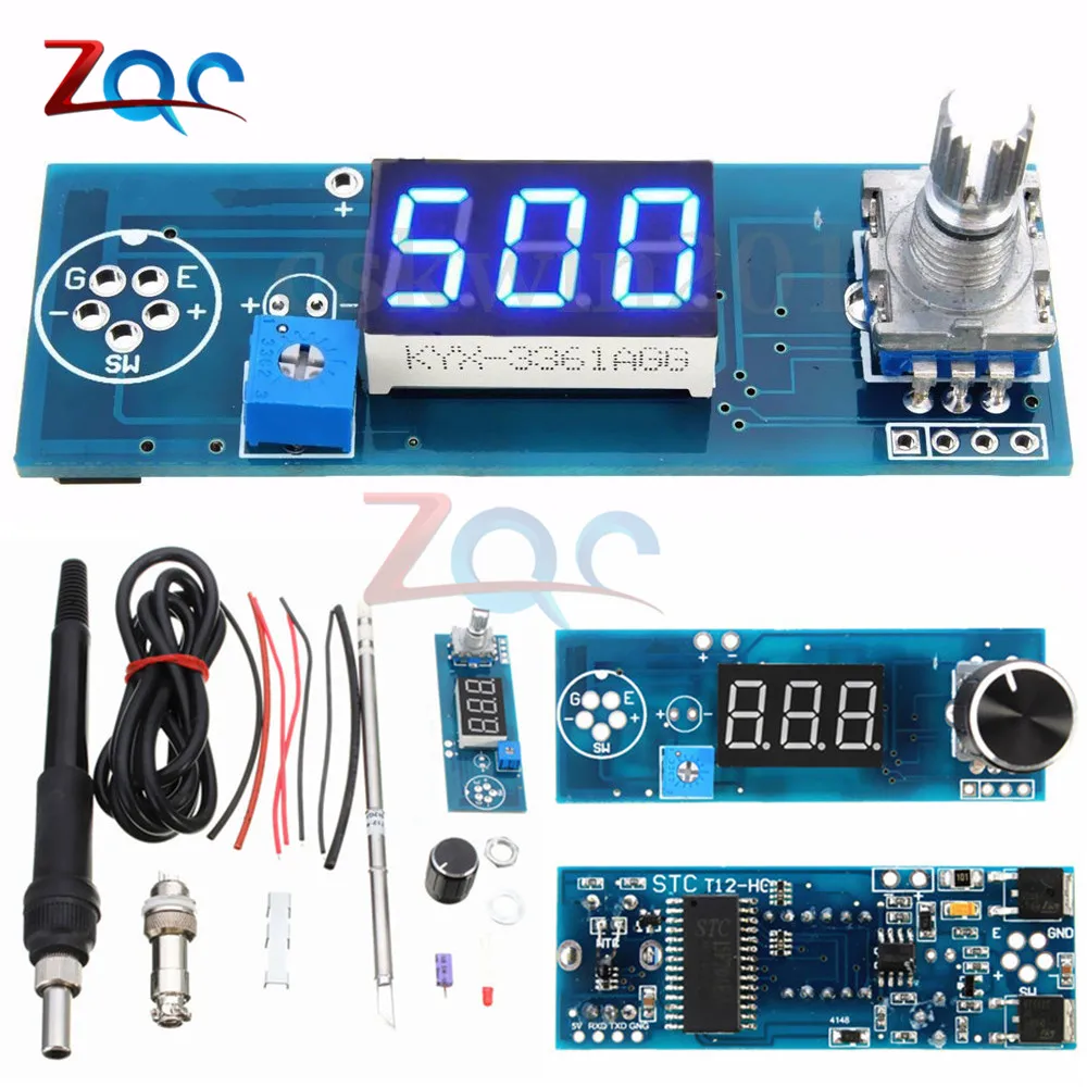 Digital Soldering Iron Station Temperature Controller Kits For HAKKO T12 Handle