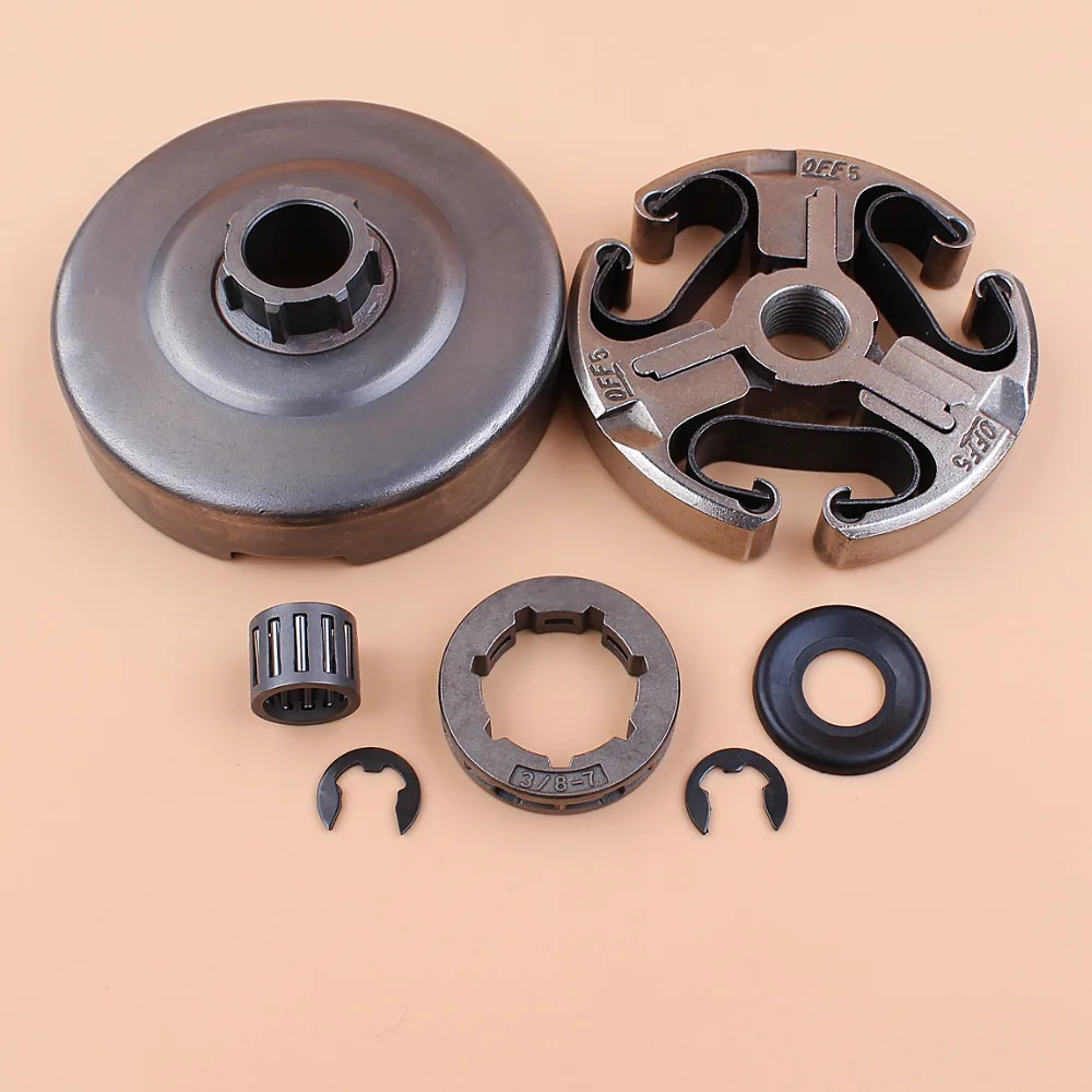أسطوانة القابض المسننة ، مجموعة محمل الغسيل لـ Husqvarna 365 372 XP 372XP 371 362 أجزاء المنشار 3/8 "الملعب 7 أسنان