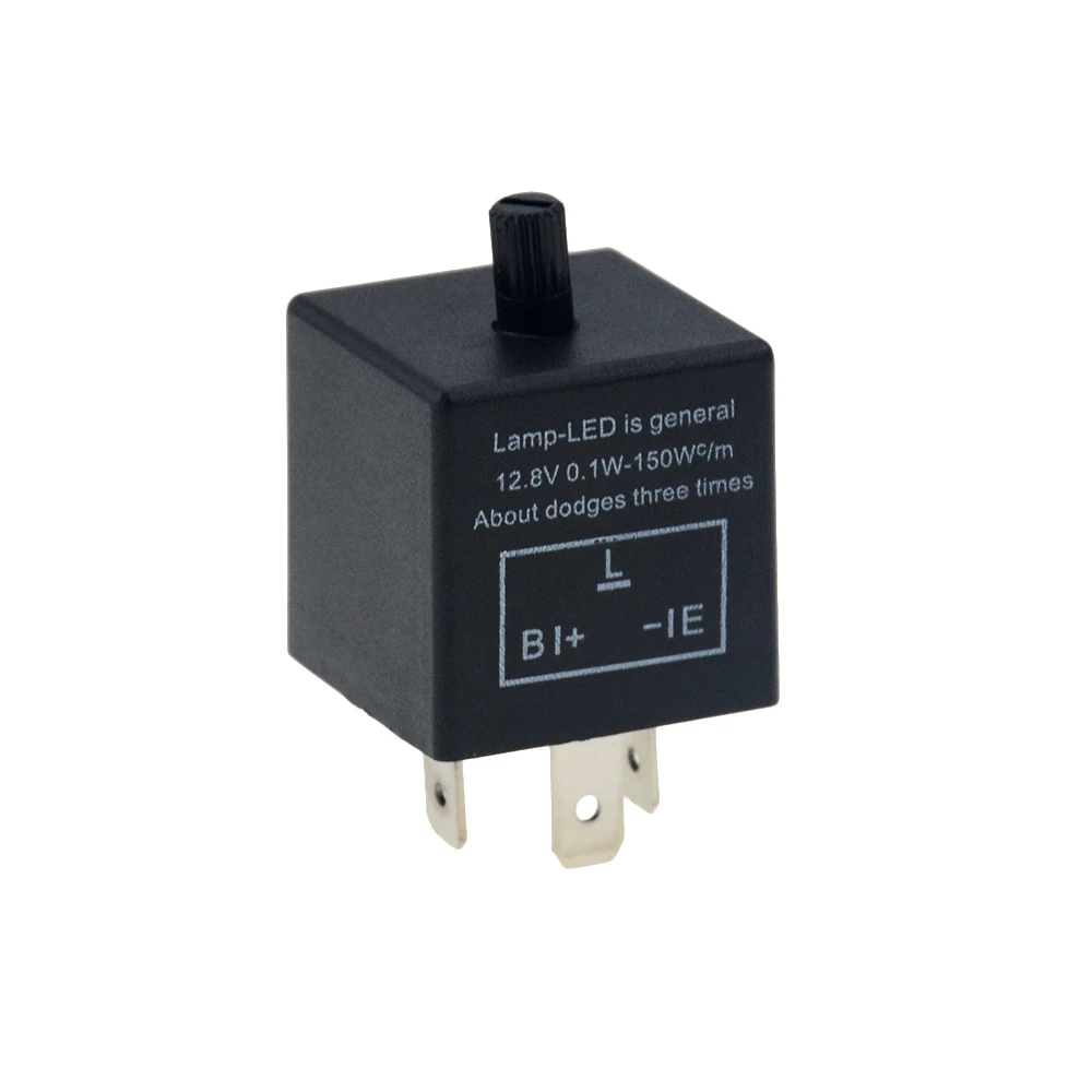 CF13 KT JL-02 Adjustable Frequency Automotive Electronic Flashers 3 Pin Flashing LED Flasher Relay