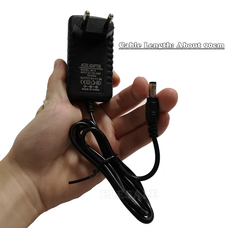 Nuovo 6V 1.5A Adattatore di Alimentazione SOLO Per Il Nostro Wireless PIR Sensore di Movimento del Rivelatore di Allarme