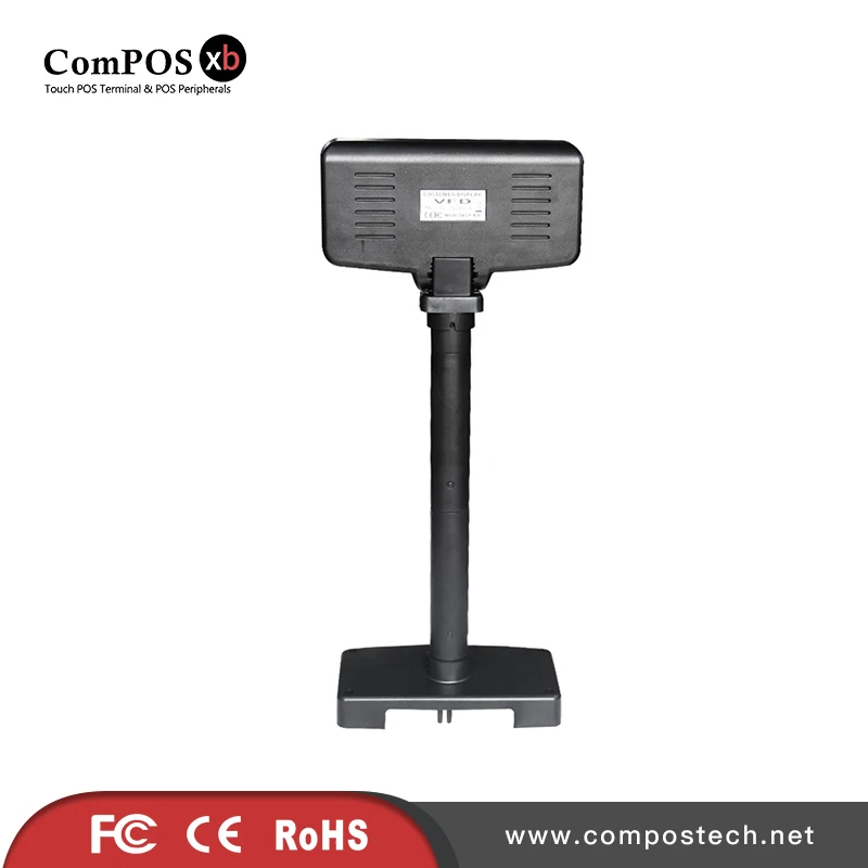 The screen is clear and the quality of the external, connection of the POS machine is remarkable     VFD8000