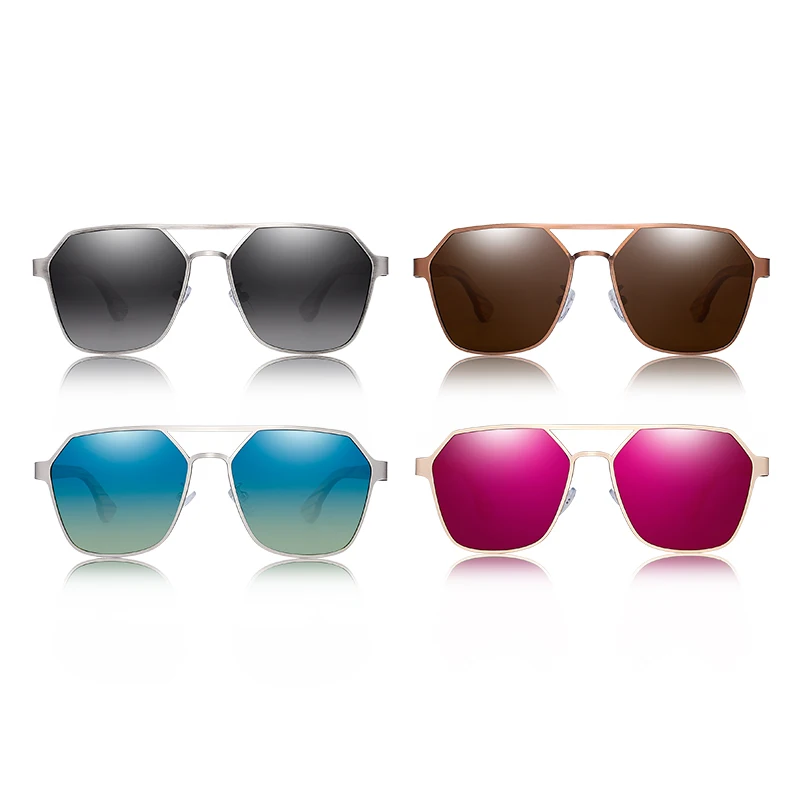 Hu Wood Sunglasses Men Polarized Red Lens Handmade Fashion Brand Cool UV400 High Quality Driving with Case Oculos GR8039