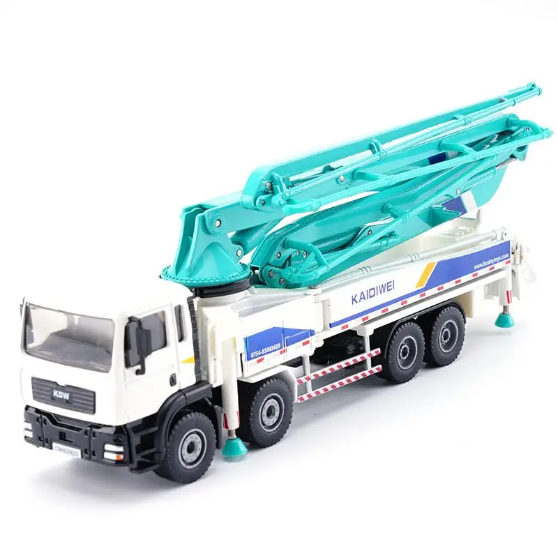 High quality 1:55 concrete pump truck alloy model,simulated metal engineering truck,exquisite collection and gifts,free shipping