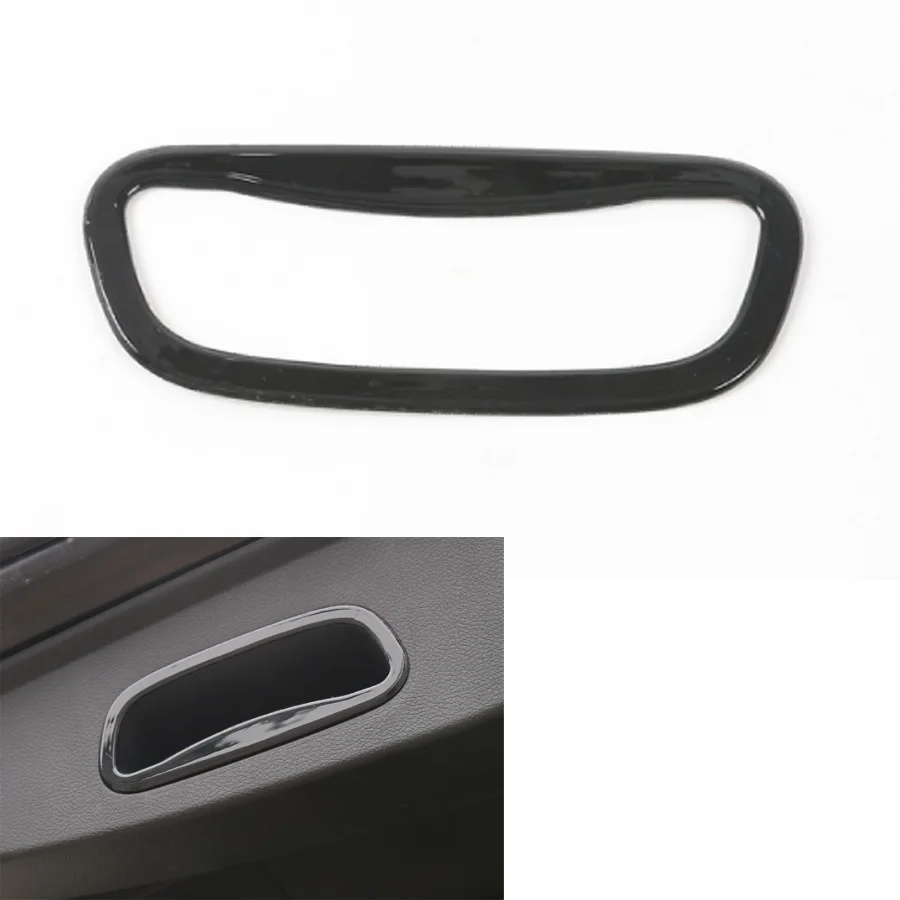 Fit For 2017 Jeep Compass Car Rear Back Trunk Door Interior Handle Trim Frame Sticker Styling Sequins ABS