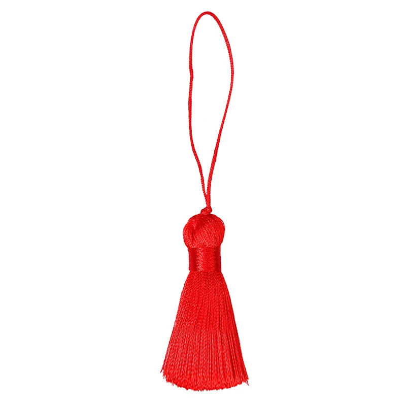 10PCS 5CM Short Fat Mini Tassel Fringe DIY Pendant Jewelry Curtain Garments Decorative Accessories Bag Pendant Craft Tassels