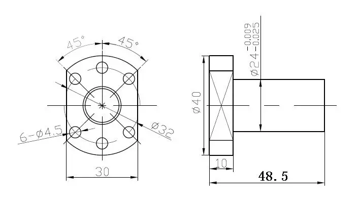 NEW SFS1210 1210 700mm rolled ball screw C7 with 1204 flange single ball nut for BK/BF10 end machined CNC parts