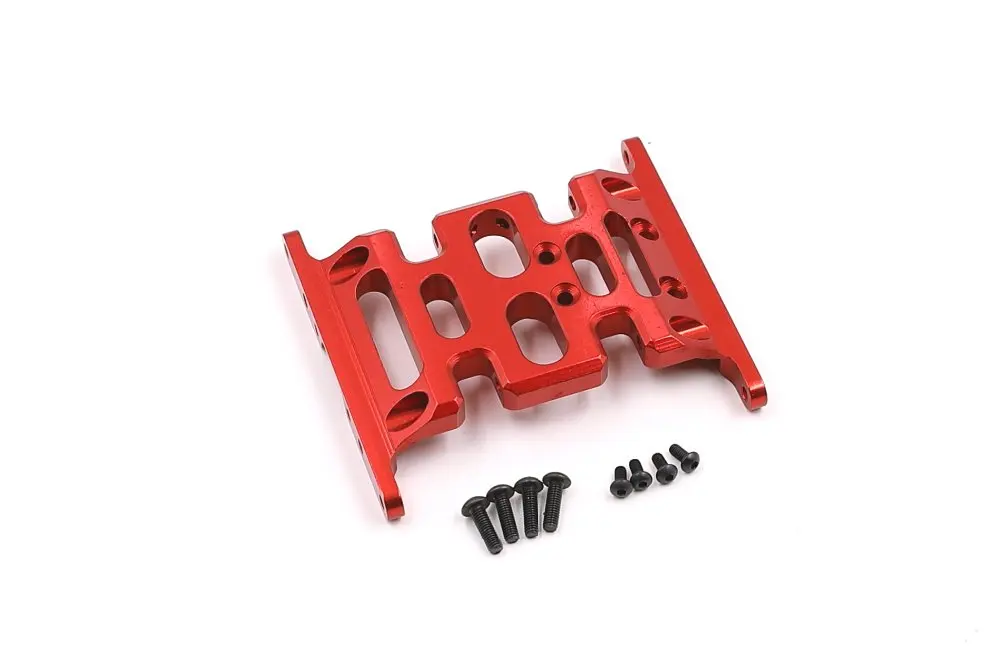 CNC aluminio 1/10 RC coche Axial SCX10 II 90046 caja de cambios montaje inferior soporte de transmisión pieza de actualización