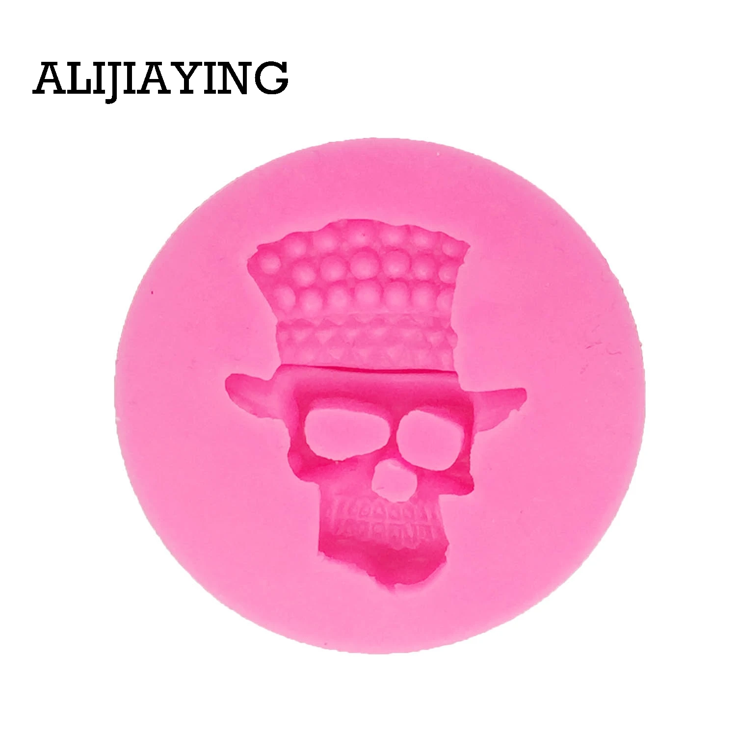 DY0031 Skull Fondant Silicone Mold Sugar Craft Cake Decorating tools DIY molds Clay Candy Moulds