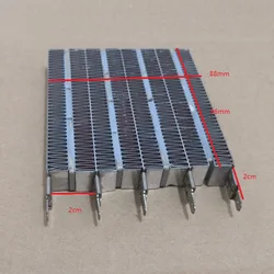 Il riscaldatore elettrico parte il riscaldamento in ceramica PTC del cuscinetto termico 96X87X15mm