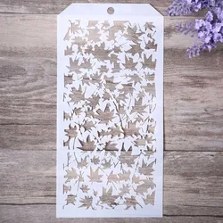 12*24 cm DIY Craft Maple Leaf wzornik do malowania Scrapbooking tłoczenie Album na znaczki dekoracyjne wytłaczanie papierowych kartek