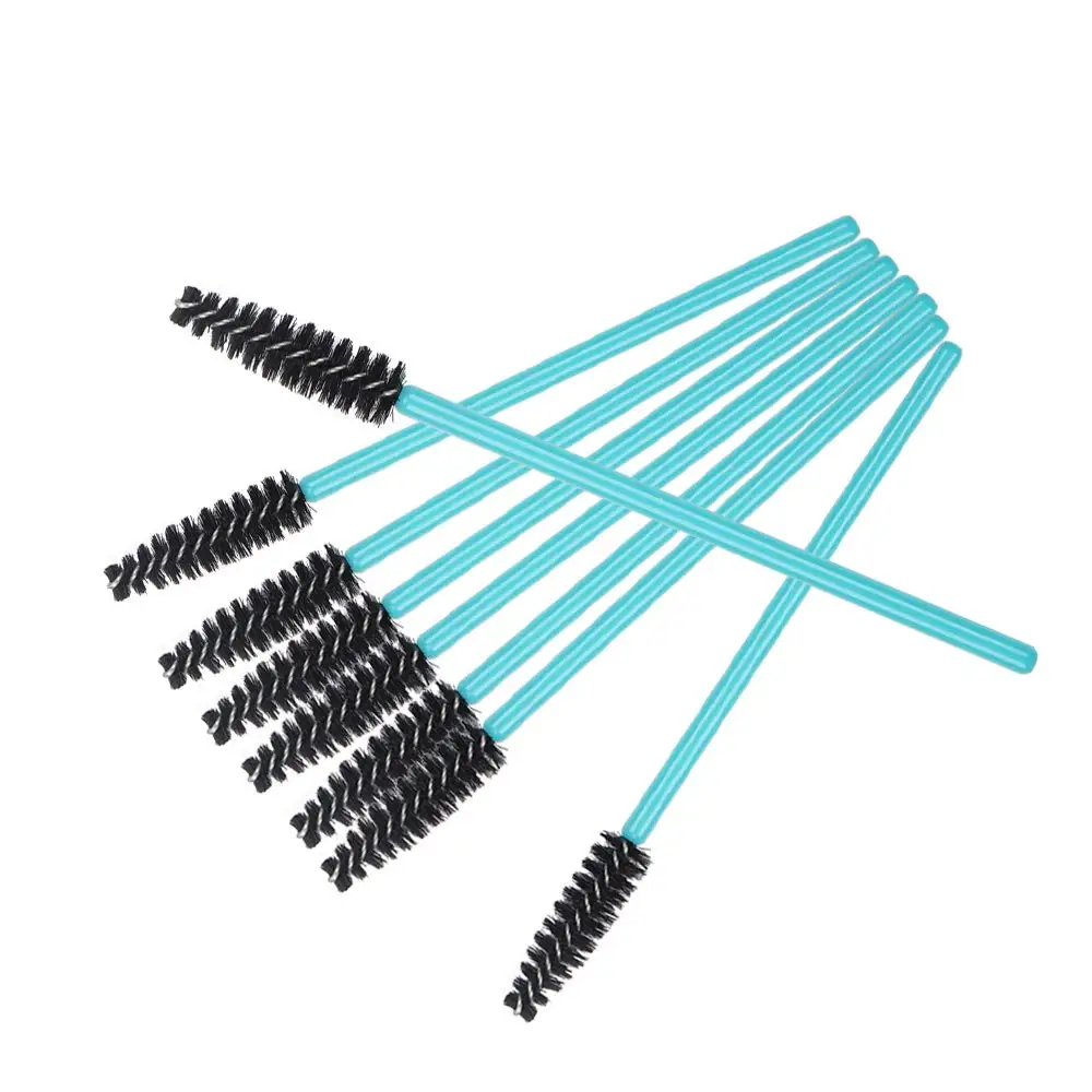 Baguettes de Mascara, brosses à cils jetables pour Extensions de cils, kit d'outils en vrac, bleu/noir, 200 pièces