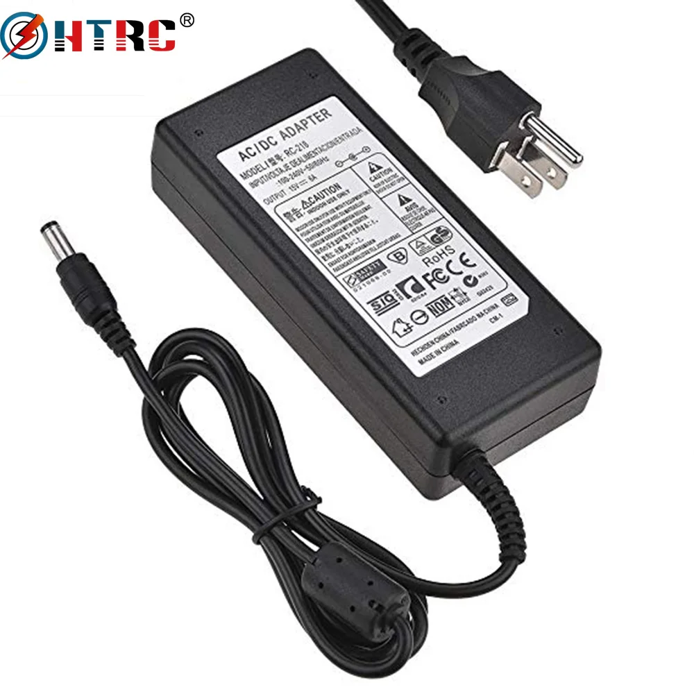 HTRC 15V 6A AC Adapter Power supply for RC Balance Charger 80W Imax B6 V2 Adapter  DC power