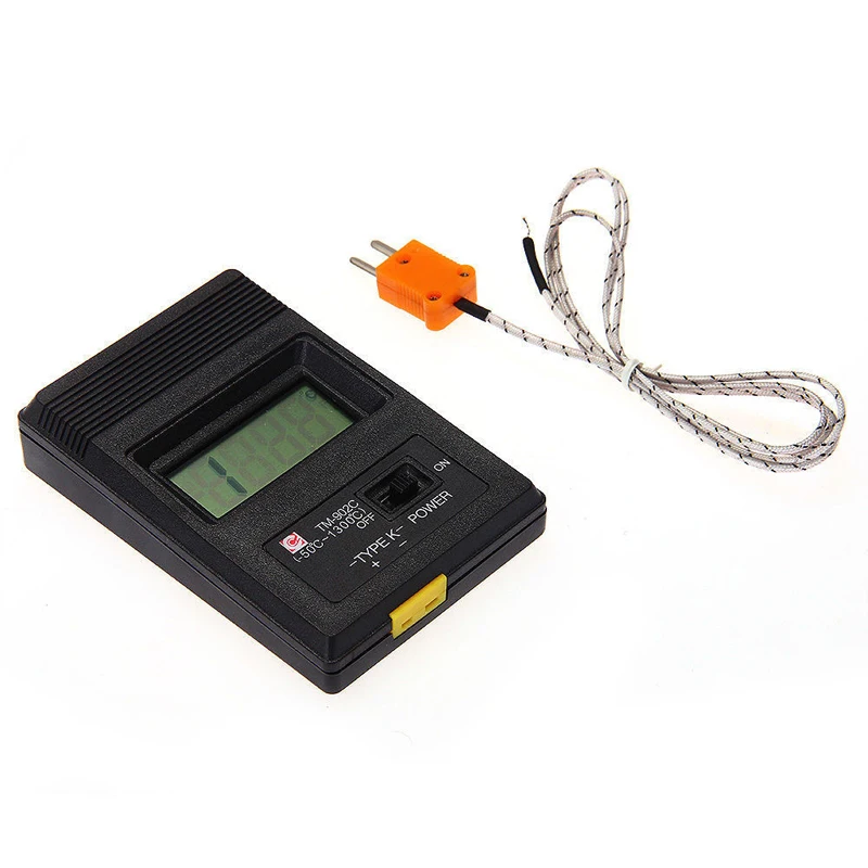 TM-902C (-50C to 750C) Temperature Meter TM902C Digital K Type Thermometer Sensor + Thermocouple Probe detector Needle