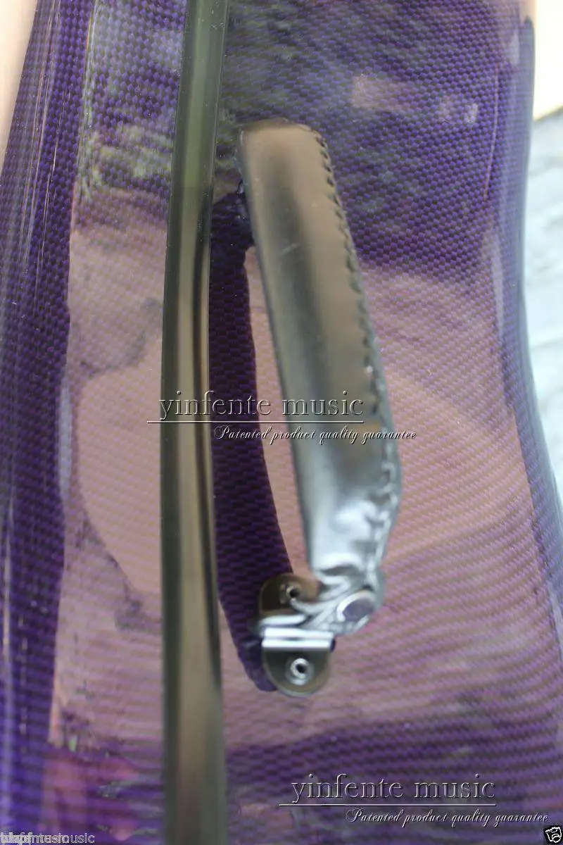 

4/4 New Cello case Hard Case Carbon Fiber Purple New Strong Light Cello Box Cello parts & accessories