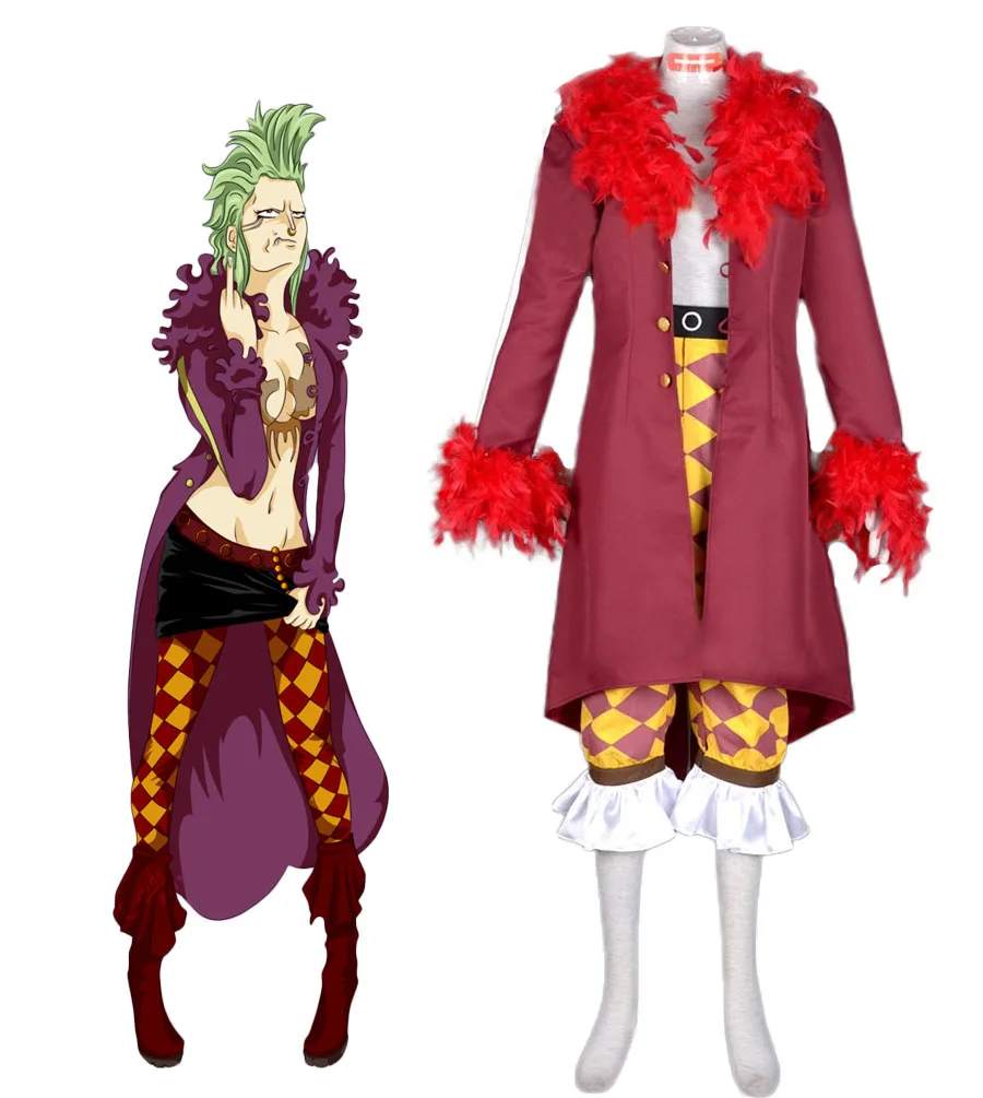 

Bartolomeo the Cannibal Cosplay One Piece Bartolomeo Cosplay Costume Custom Made Any Size