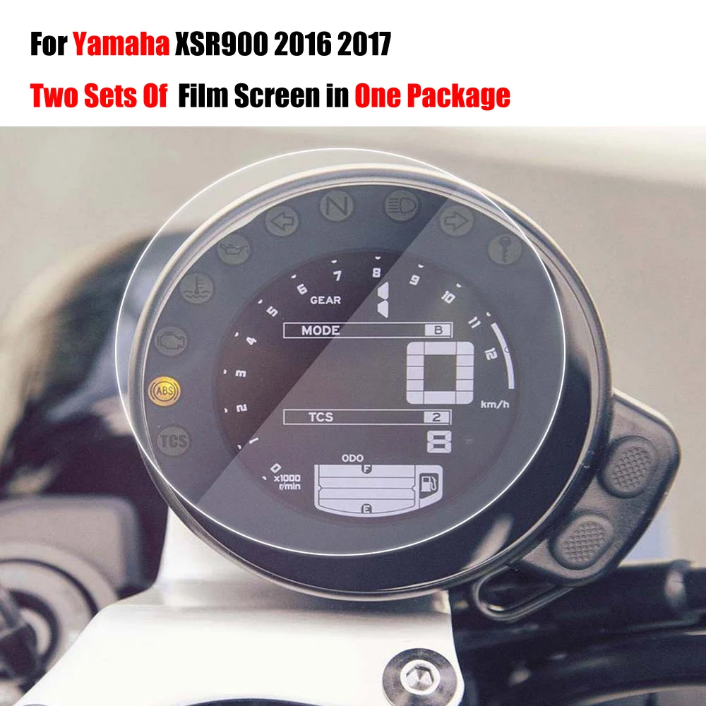 

Two Sets Film Screens In One Parcel For Yamaha Cluster Scratch Protection Film Screen Protector XSR900 XSR 900 2016 2017