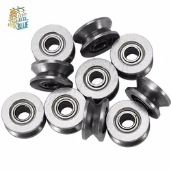 High Carbon Steel V624zz V Groove Sealed Ball Bearing 624vv Guide Track Roller Bearing V624 Embroidery Machine Bearing