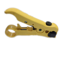 Coaxial Cable Stripper GR59/6/11/7 UTP/STP Wire Terminal Crimper Stripping Crimping Pliers Tool for Network Cable Cutter HLT-505