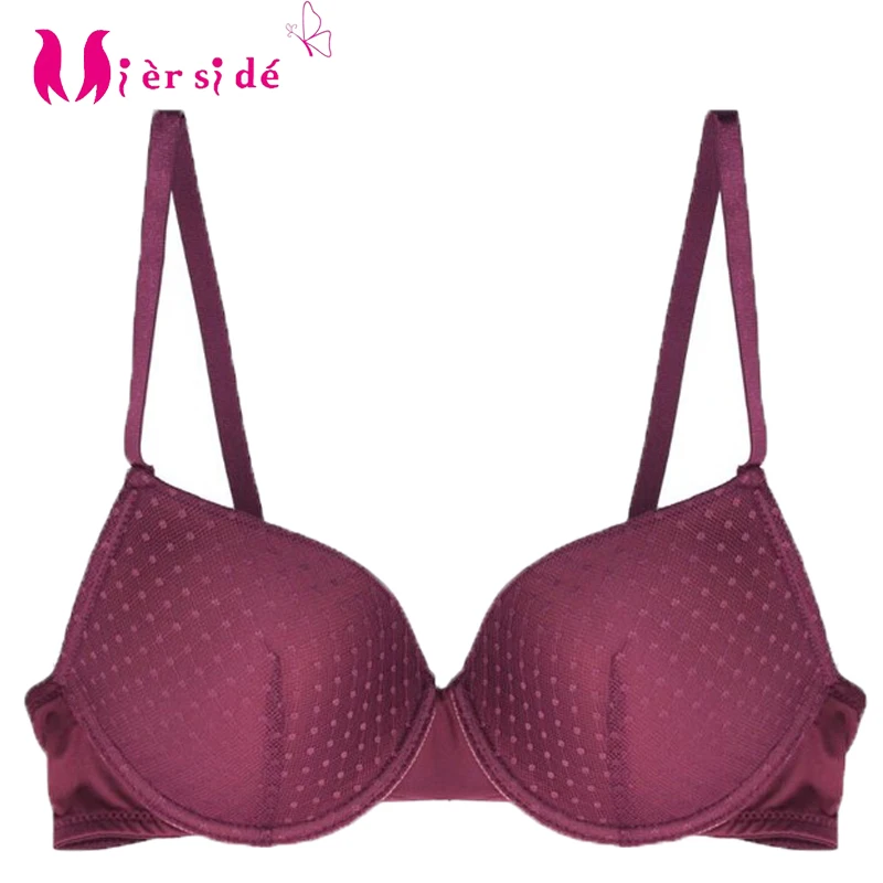 

Mierside 9939- 8 Colors New Arrivals Printing Fashion Style Sexy Bra 3/4Cup With Underwire Bralette Hot Solid