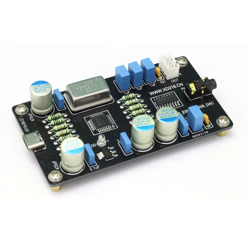 HIFI USB 2.0 5V PCM2706 + I2S ES9023 DAC decoder board can push 8-160 ohm headphones aplifier