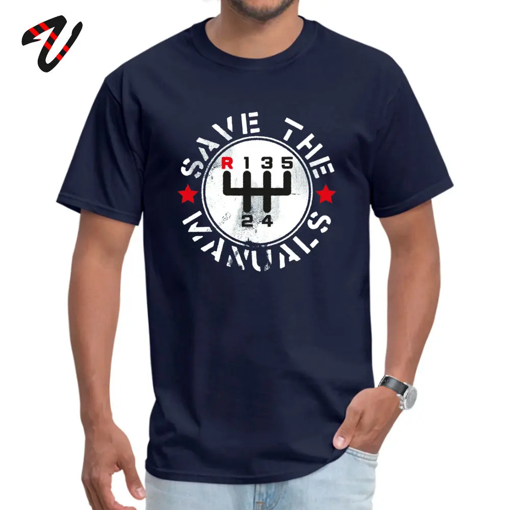 Mens T Shirts Grappige Besparen De Handgeschakelde Auto Tops Mannen T-shirt Katoen Crew Hals Koi Augurk Tees Arbeid Dag gratis Verzending