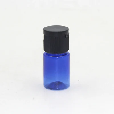 

5ML 100pcs/lot Blue Clamshell Bottle,Cosmetic Bottles, Sub-bottling, PET Plastic Bottle,Lotion Cream Sample Bottle