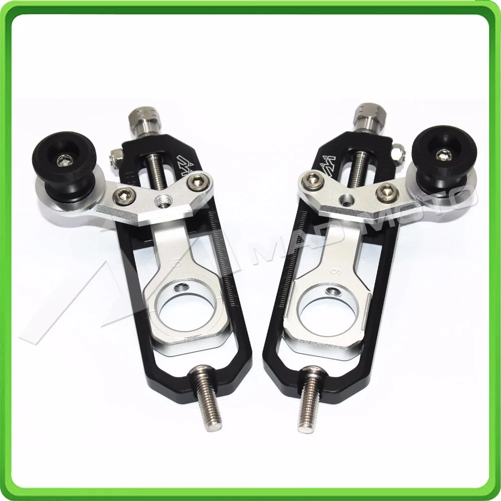 Motorcyclr Chain Tensioner Adjuster with spool fit for Honda CBR1000RR 2004 2005 2006 2007 CBR 1000 RR CBR1000 RR Black&Silver