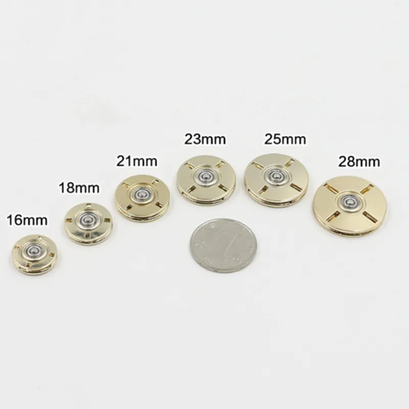 10pcs 2017 Promotion New 18mm/21MM/25MM/30MM  Color  Round  snap Bottons apparel sewing Decoration Invitation Sewing supplies